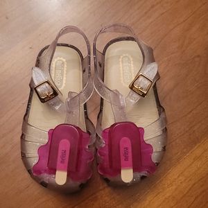 Mini Melissa ice cream melted sandals